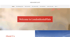 Desktop Screenshot of londonrentalflats.com